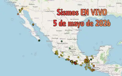 Sismos en México HOY 5 de mayo: Temblores en Jalisco y más estados