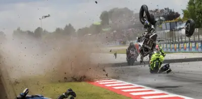 Terrible accidente de Álex Márquez en Barcelona a 300 km/h
