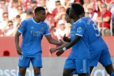 Vinícius Jr lidera triunfo del Real Madrid en Sevilla