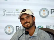 Abraham Ancer y Santiago De la Fuente en el Korea Open Golf Championship