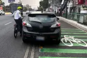 Abundan multas por estacionarse en ciclovía de Tlalpan