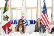 Alessandra Rojo y cónsul de EU coordinan seguridad rumbo al Mundial 2026