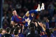 Barcelona derrota al Betis en último juego de Lewandowski