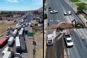 Bloqueos y mantas previo a marcha contra campos en CdMx