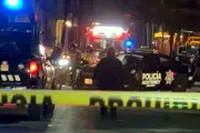 Chocan patrullas de la Policía de Monterrey en un accidente vial