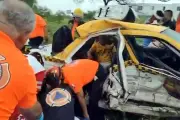 Choque en Juárez deja cuatro lesionados graves