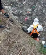 Colectiva feminista halla cuerpo de mujer embarazada en canal de Nextlalpan