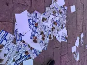 Dron interrumpe 'carnita por la paz' en Culiacán con volantes sobre narco