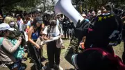 Estudiantes UNAM lideran movilizaciones en CDMX este 8 de mayo