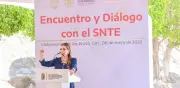 Evelyn Salgado reconoce labor del magisterio guerrerense