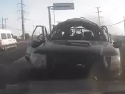 Explosión en auto de presunto miembro del Cártel de Sinaloa tras salir del AIFA