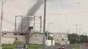 Impresionante 'cola de agua' sorprende a habitantes del Valle de Toluca