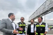Inauguran puente peatonal en carretera a Nuevo Laredo para seguridad vial