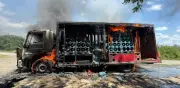 Incendian camiones en Chalma: violencia escala en Huasteca veracruzana