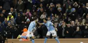 Manchester City vence a Crystal Palace 3-0 y mantiene vivo el sueño de la Premier