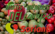 Martes y Miércoles del Campo en Soriana: ofertas de hoy y mañana
