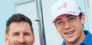 Messi y Colapinto se encuentran en el GP de Miami