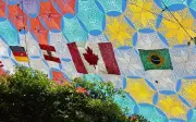 Mundial 2026: Cielo tejido de colores en Tlaquepaque