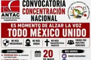 Piden a manifestantes no bloquear vías en CDMX el 20 de mayo
