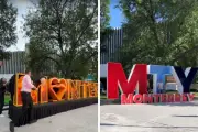 Retiran letras de Colosio; Adrián instala nuevo monumento