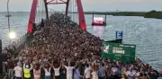 Sheinbaum inaugura el Puente Nichupté, el segundo más largo de Latinoamérica