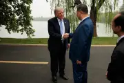 Trump y Xi sostienen segunda reunión en Zhongnanhai