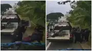 Video muestra agresión policial a conductor de grúa en Cunduacán, Tabasco