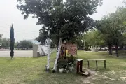 Virgen en parque divide a vecinos de la colonia