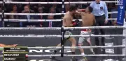 Zurdo Ramírez sale en camilla tras nocaut de Benavidez