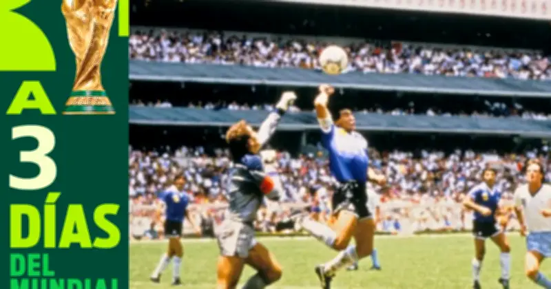 A 3 días: la 'Mano de Dios' de Maradona contra Inglaterra en México 1986