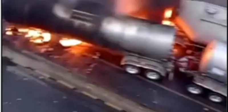 Accidente entre pipa y tráiler en Chamapa-Lechería deja miles varados