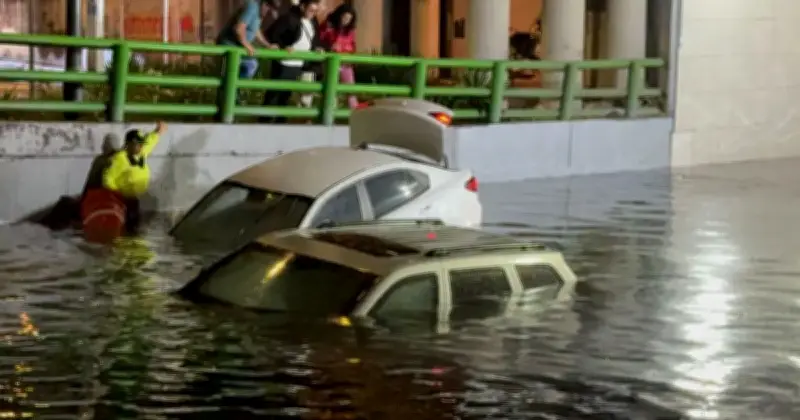Activan alertas naranja y amarilla por lluvias fuertes en CDMX
