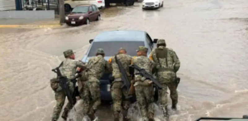 Activan Plan DN-III-E en Monclova, Coahuila por intensas lluvias