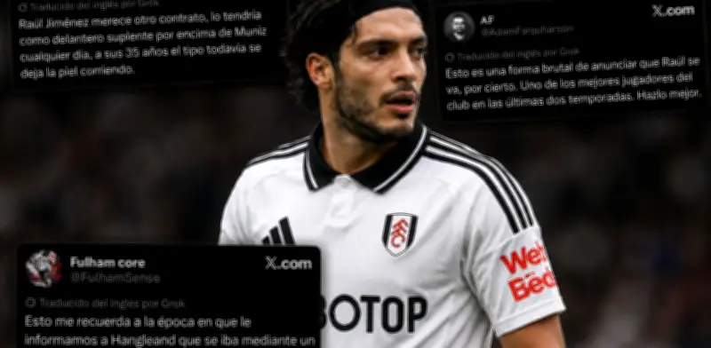 Afición del Fulham estalla por salida de Raúl Jiménez: 'Merecía otro contrato'