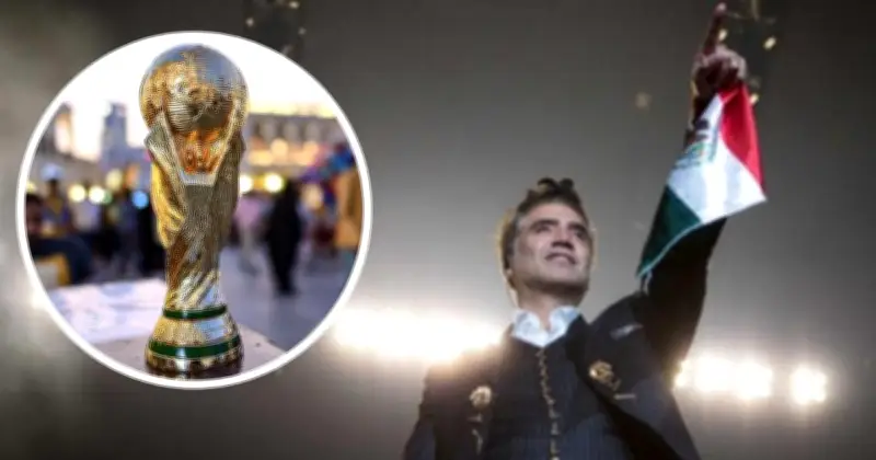 Alejandro Fernández cantará el Himno Nacional en la inauguración del Mundial 2026