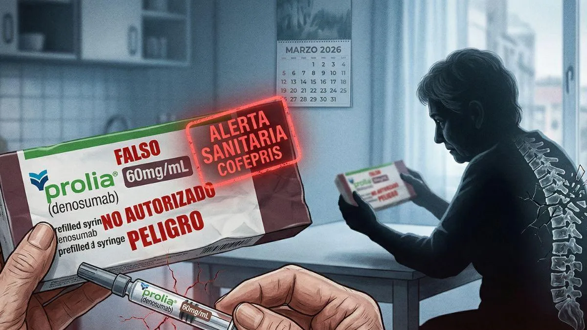 Cofepris alerta sobre falsificación de medicamento para osteoporosis