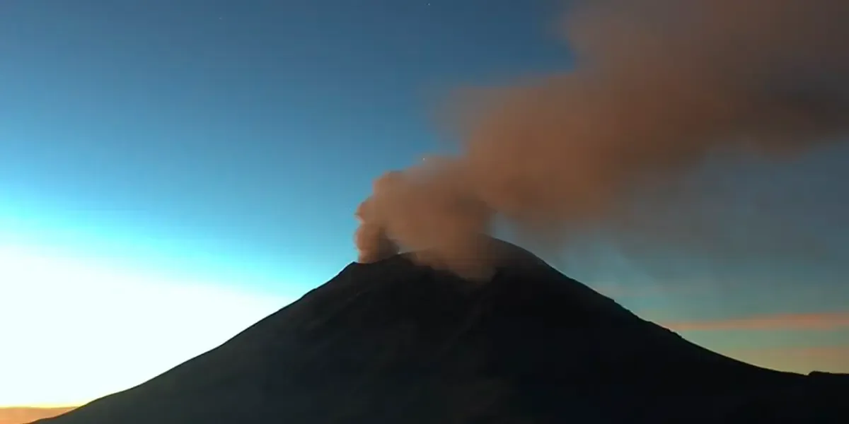 Alerta preventiva por posible caída de ceniza del Popocatépetl en CDMX