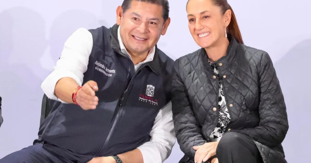 Armenta minimiza abucheos en Puebla: 'Entendemos las manifestaciones'