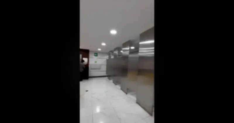 Así lucen baños del AICM a 10 días del Mundial 2026