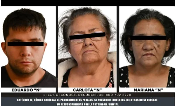 Aplazan audiencia intermedia de Carlota y sus hijos; FGJEM pide 140 años de prisión para ella