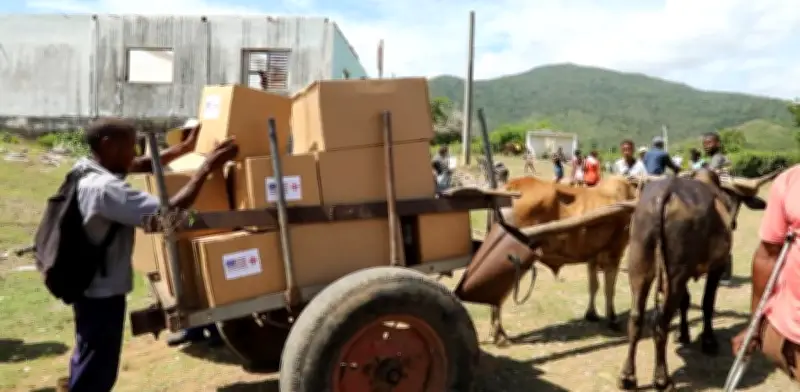 Ayuda humanitaria en Cuba avanza en carretas de bueyes por falta de combustible