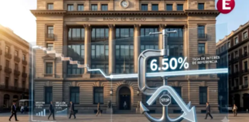 Banxico mantiene tasa de interés en 6.50%; frena ciclo de recortes