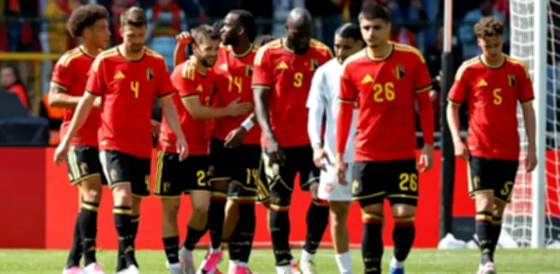 Bélgica golea 5-0 a Túnez en su último amistoso antes del Mundial 2026