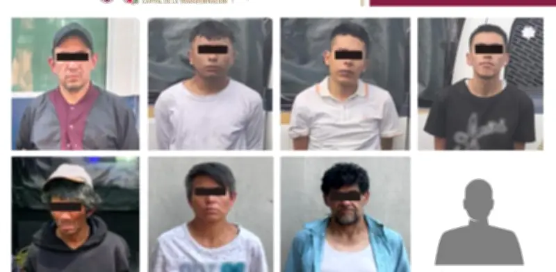 Capturan a 8 personas con casi 200 dosis de drogas en Cuauhtémoc