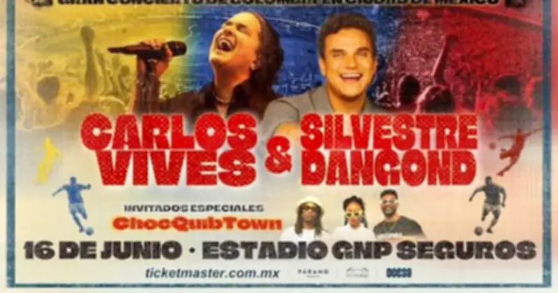 Carlos Vives dará concierto en México para animar a Colombia en el Mundial 2026