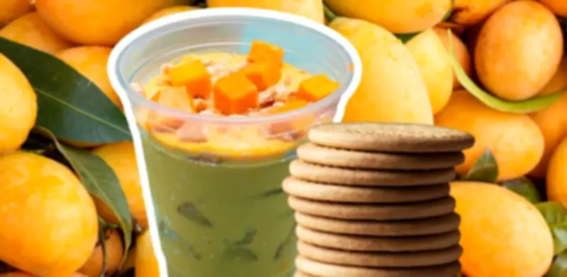 Carlota de mango con galletas María: receta fácil y sin horno