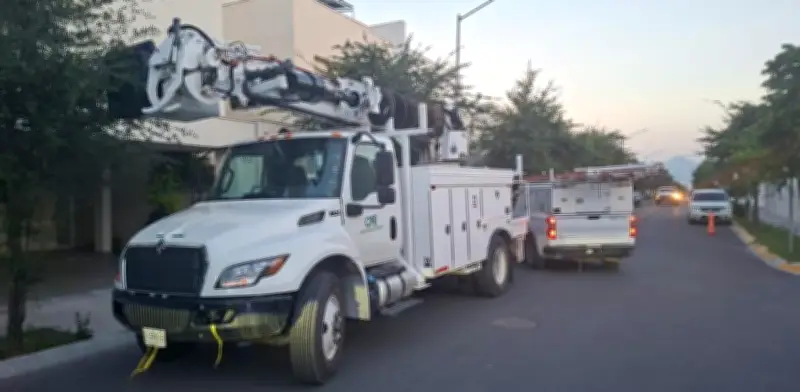 CFE despliega operativo permanente en Nuevo León y refuerza red eléctrica