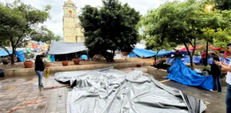 CNTE da tregua en Oaxaca: levanta plantón de 50 calles en el Centro Histórico