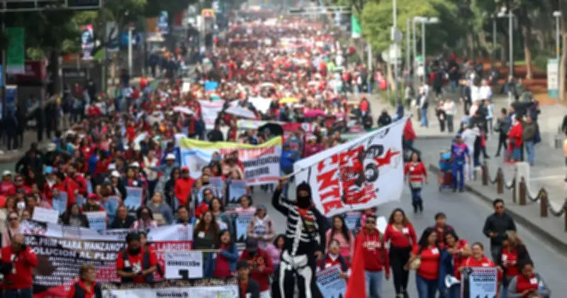 CNTE inicia paro nacional indefinido: marchas y clases suspendidas