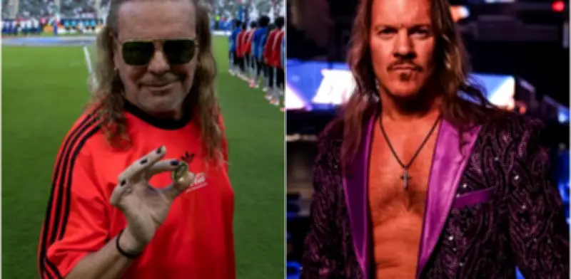 Confunden a Fher de Maná con luchador Chris Jericho en el Mundial